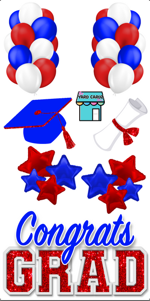Congrats Grad Set (Multiple Colors)