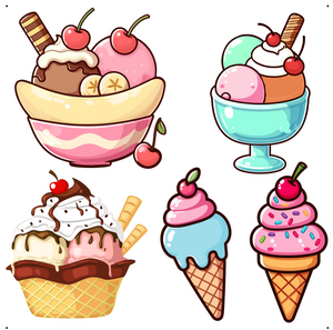 ice cream half sheet