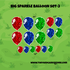 BIG SPARKLE BALLOON SET-3