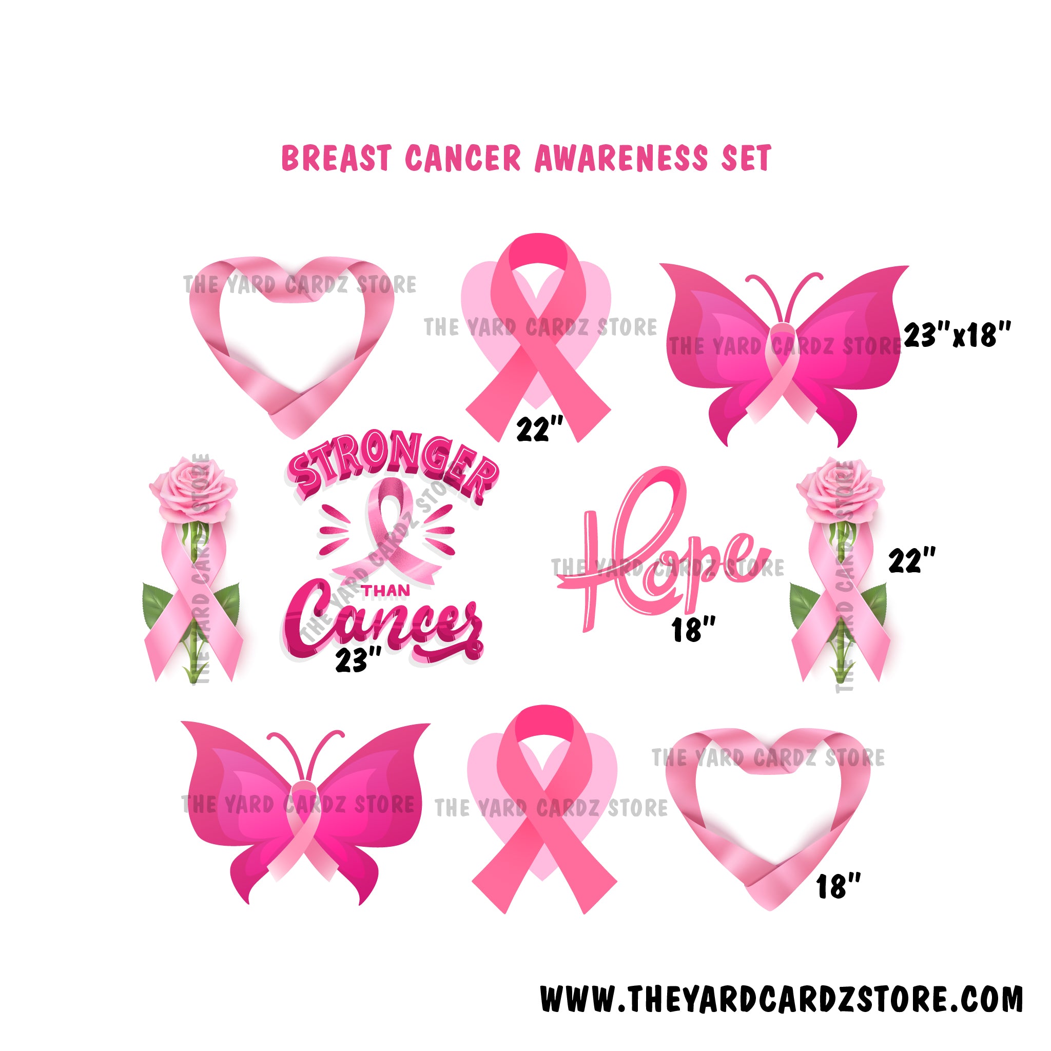 BREAST CANCER AWARENESS SET