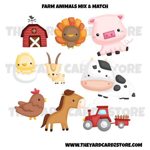 FARM ANIMALS MIX & MATCH