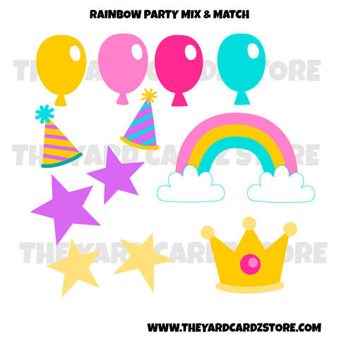 RAINBOW PARTY MIX & MATCH