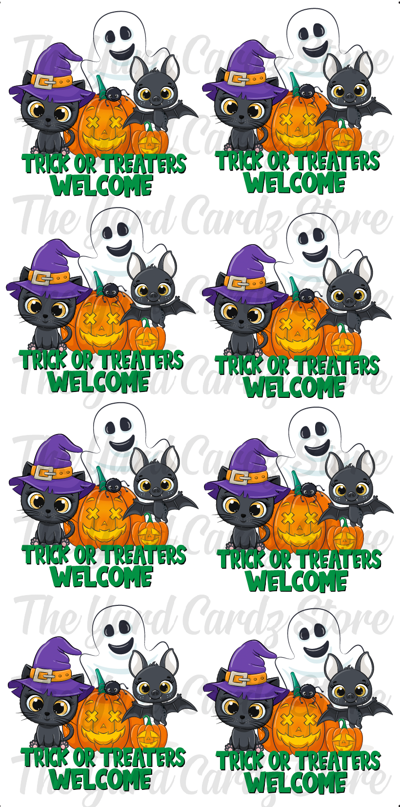 TRICK OR TREATERS WELCOME